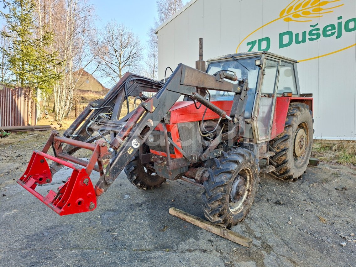 Online aukce: ZETOR  8045 4X4 S ČELNÍM NAKLADAČEM