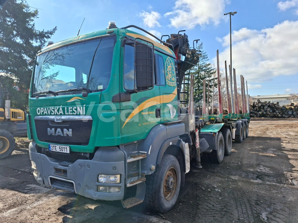 Online aukce: MAN  TGS 33.480 6X6 BL + HR + UMIKOV NPK 39T