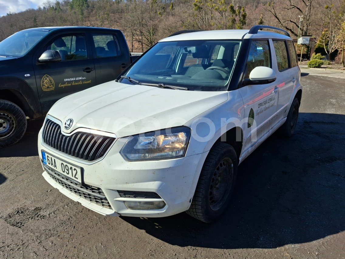 Online aukce: ŠKODA  YETI 4X4