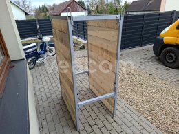 Online aukce:   DŔEVĚNÉ PAŽENÍ 100 X 160 X (52-110) CM