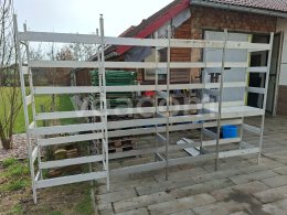 Online aukce:   REGÁL Z AL SLITINY 403 X 53 X 250 CM