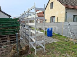 Online aukce:   REGÁL Z AL SLITINY 403 X 53 X 250 CM