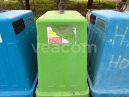 Online aukce:   3X ZBERNÝ KONTAJNER NA SEPAROVANÝ ODPAD-SKLO