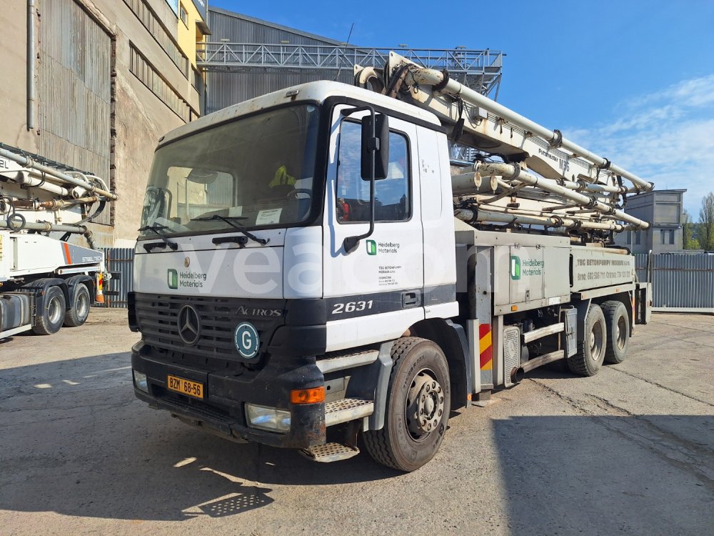 Aukcja internetowa: MB  ACTROS 2631 6X4 + PUTZMEISTER M 36