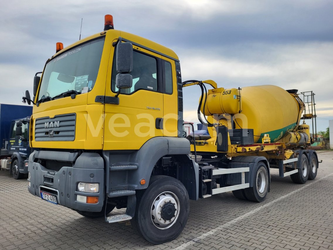 Online aukce:   MAN TGA 18.410 4X4 BLS -  STETTER SWING 10M3