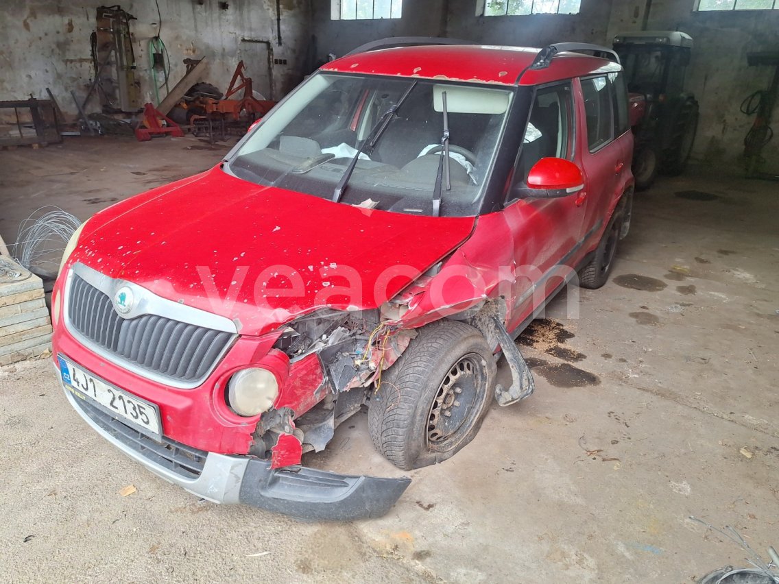 Online aukce: ŠKODA  YETI 4X4