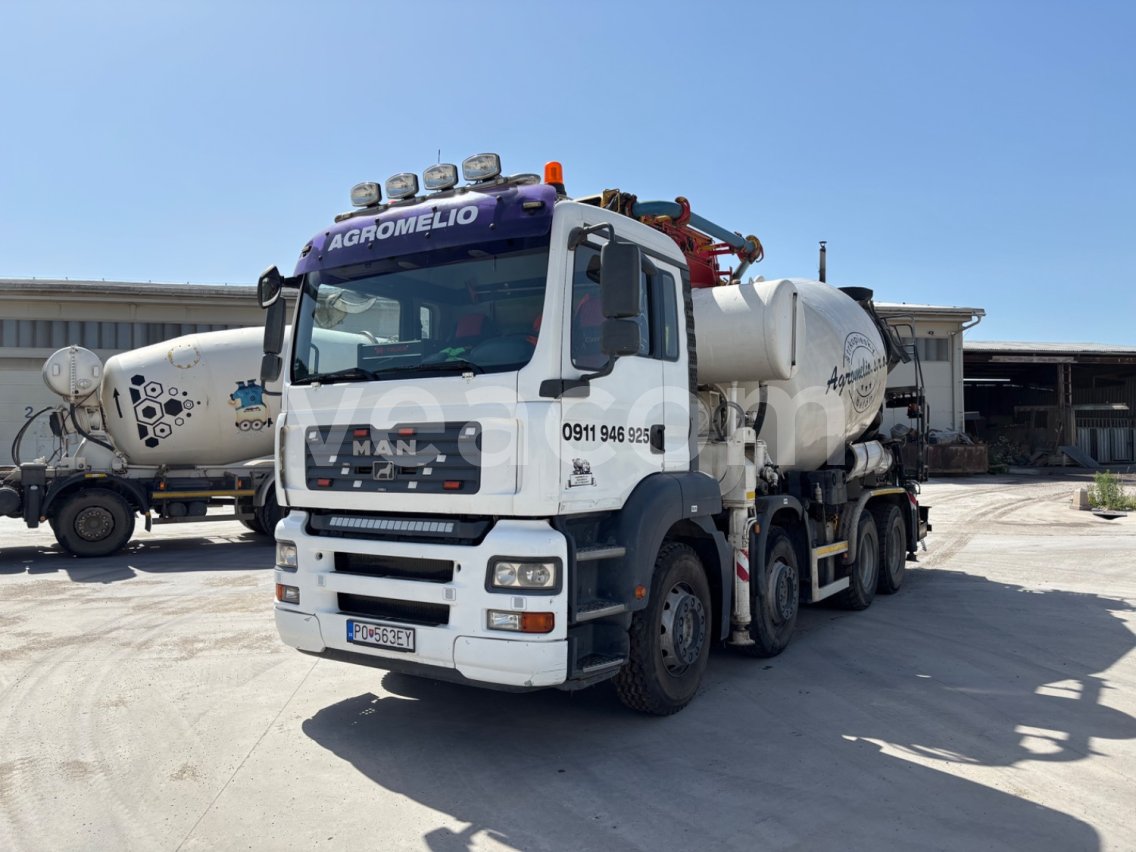 Online aukce: MAN  TGA 35.410 8X4 + CIFA MK 28