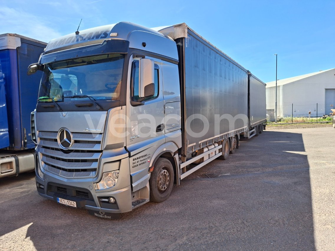Online-Versteigerung: MB  ACTROS 2545 6X2 + SCHMITZ CARGOBULL ZSC 18