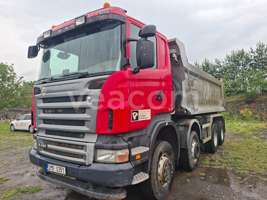 Online aukce: SCANIA  R 420 CB 8X6