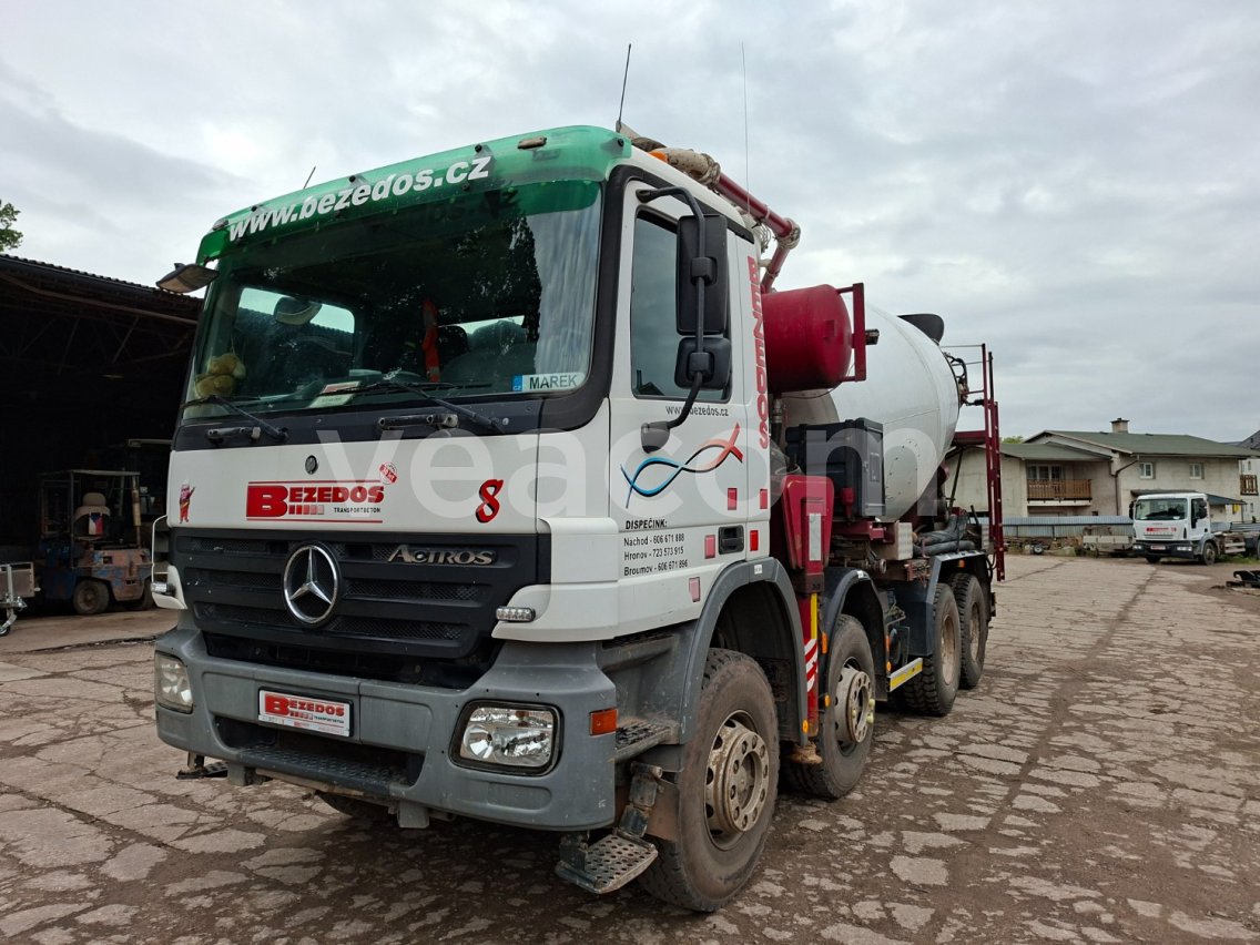 Online aukce: MB  ACTROS 4146 B 8X4 + PUTZMEISTER 31