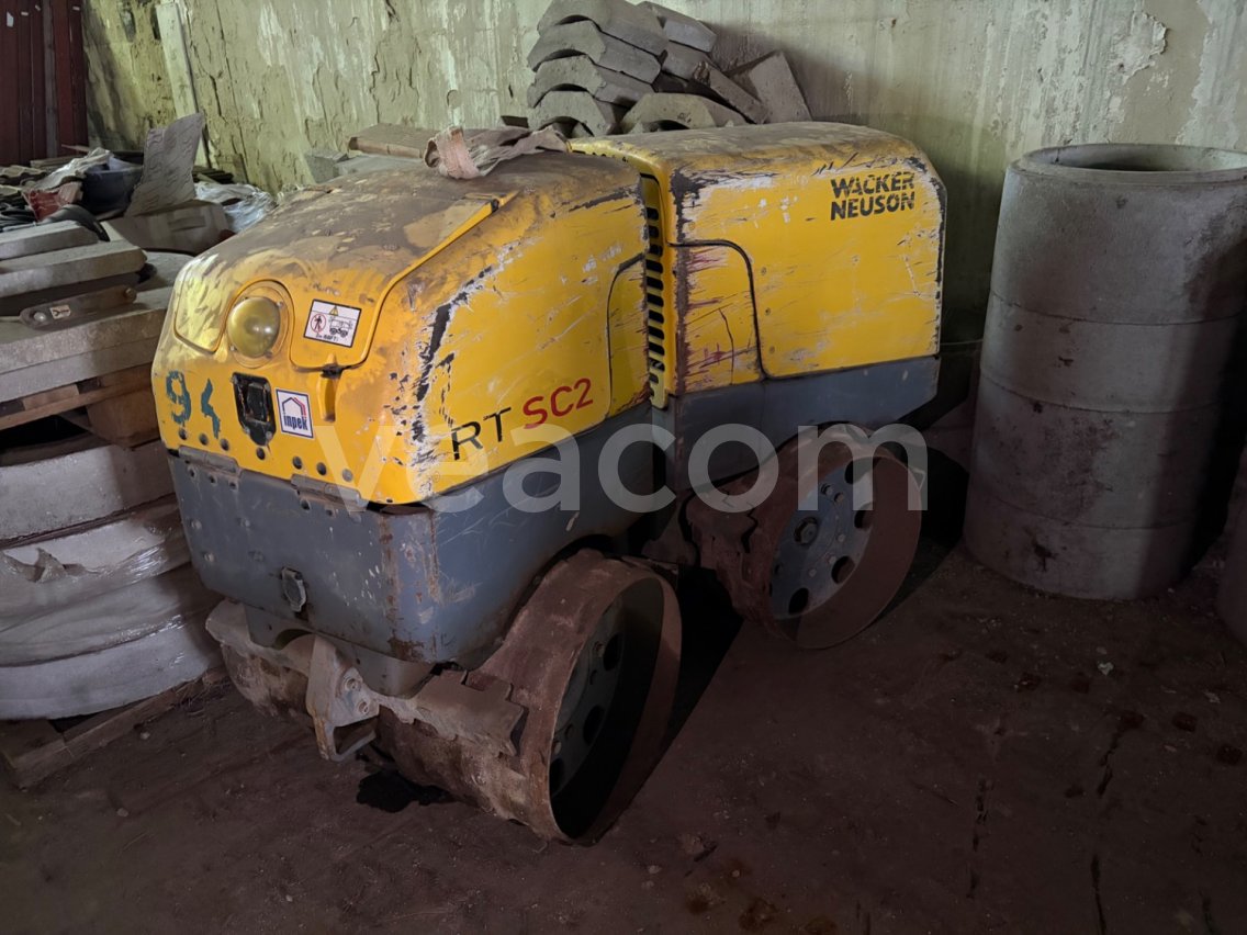 Online aukce: WACKER NEUSON  ROLLER RT SC2