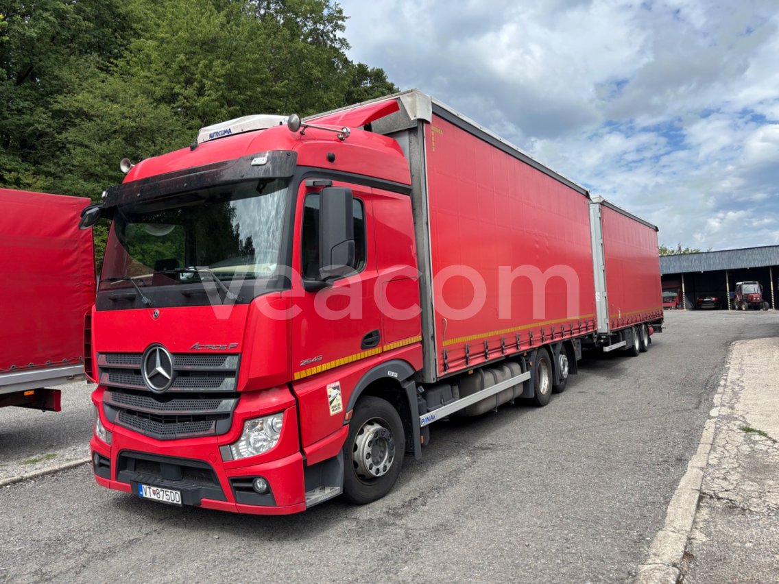 Online aukce: MERCEDES-BENZ  ACTROS 2545 6X2 + PANAV TVK18M