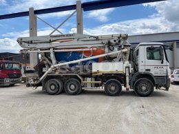 Online árverés: MB  ACTROS 4141 8X4 + PUTZMAISTER M24
