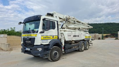 Online árverés: MAN  TGS 28.470 6X4 BB + LIEBHERR THP 170H / 36M5 XXT POWERBLOC
