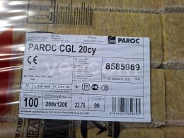 Online aukce:   PAROC CGL 20CY ZATEPLOVACÍ VATA