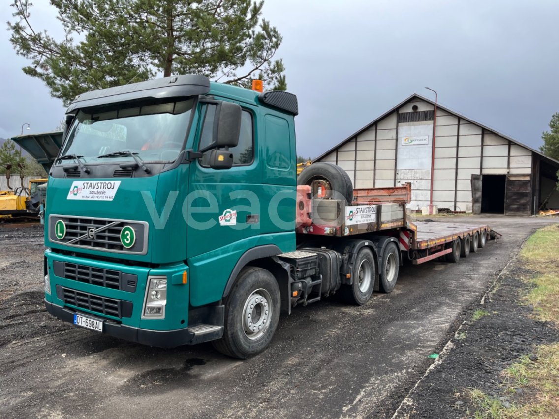 Online aukce: VOLVO  FH12 500 6x4 + NOOTEBOOM OSD 58 04V