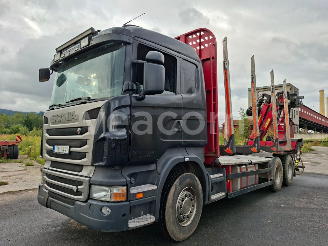 Online aukce: SCANIA  R 620 V8 6X4 + PENZ 15Z9.50