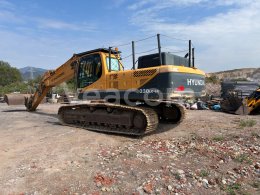 Online aukce: HYUNDAI  330 LC - 9A + NÁHRADNÉ RAMENÁ + 2 KUSY NAHRADNÝCH LYŽÍC