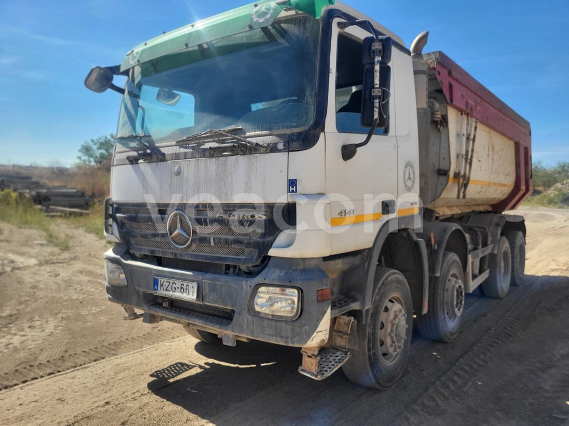 Online aukce: MERCEDES-BENZ  ACTROS 4141K 8X6