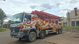 Online-Versteigerung: MB  ACTROS 4144 B 8X4 + PUTZMEISTER M46