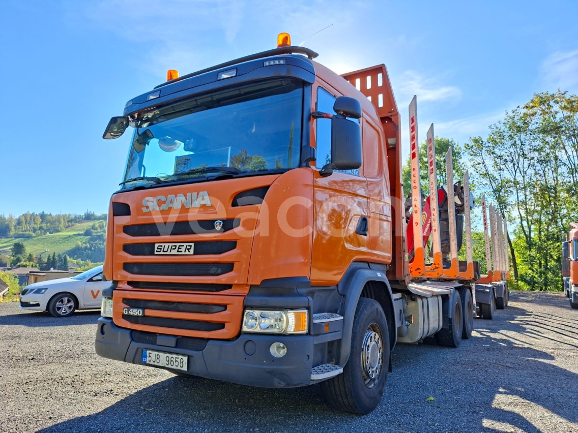 Online aukce: SCANIA  G450 6X4 + HR +  DOLL A3K-9L500-6