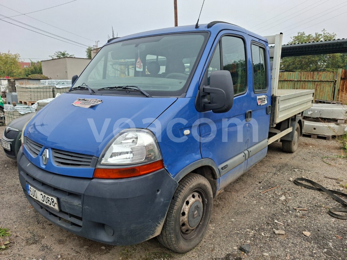 Online aukce: RENAULT  MASTER DOUBLECABIN 7MÍST