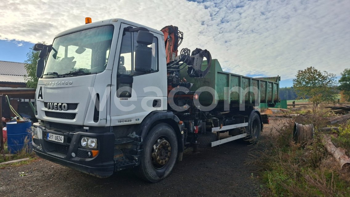 Online aukce: IVECO  EUROCARGO ML 180E25 + HR ATLAS 75.2