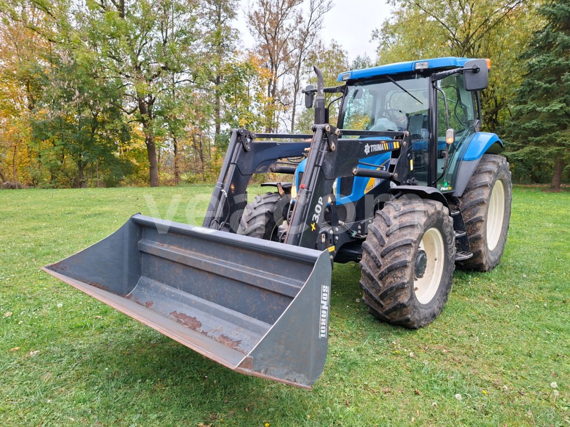 Online aukce: NEW HOLLAND  T 6020 + ČELNÍ NAKLADAČ
