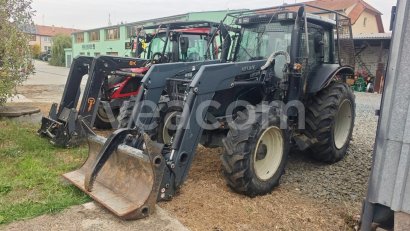 Online auction: VALTRA  N123 4X4 + ČELNÍ NAKLADAČ