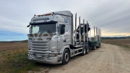 Online aukce: SCANIA  R 580 V8 6X2 + HR PALFINGER EPSILON M120Z79 + DOLL A135
