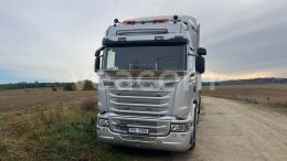 Online aukce: SCANIA  R 580 V8 6X4 + HR PALFINGER EPSILON M120Z79 + DOLL A135