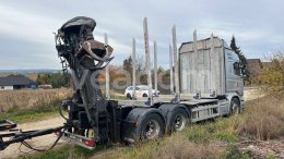 Online aukce: SCANIA  R 580 V8 6X4 + HR PALFINGER EPSILON M120Z79 + DOLL A135