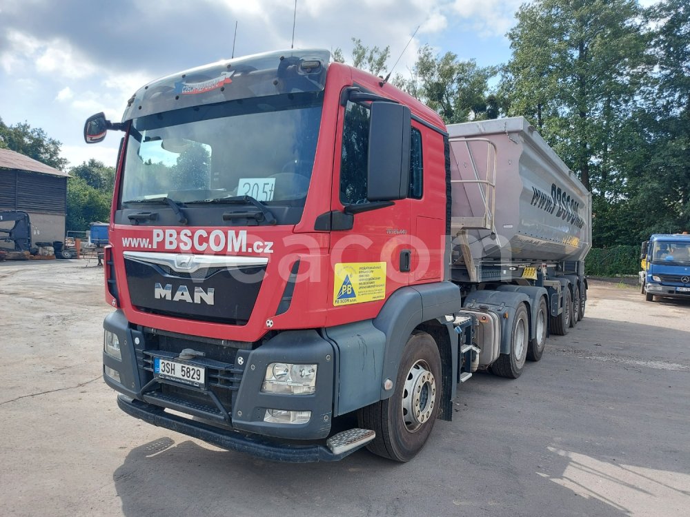 Online aukce: MAN  TGS 26.440 6X4 BLS + SCHWARZMÜLLER KIS 3/E