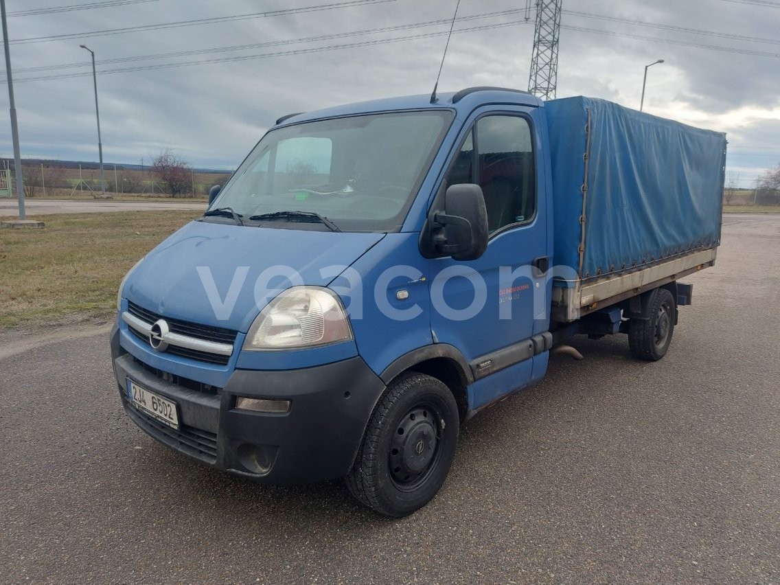 Online árverés: OPEL  MOVANO CHASSIS CAB 2.5 DCRI L2 3.5