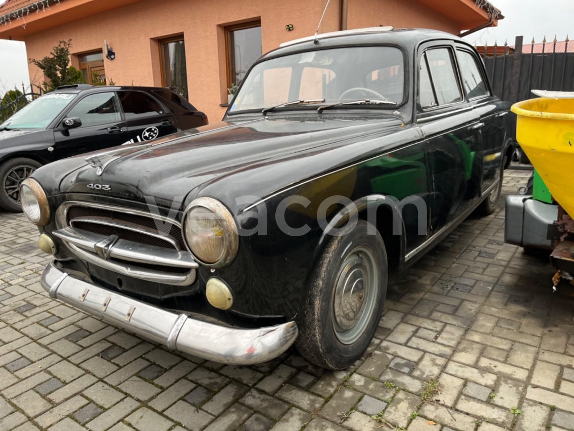 Online auction: PEUGEOT  403