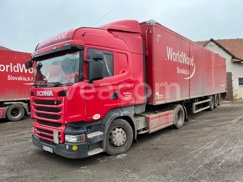 Online aukce: SCANIA  R490 + LEGRAS SR3