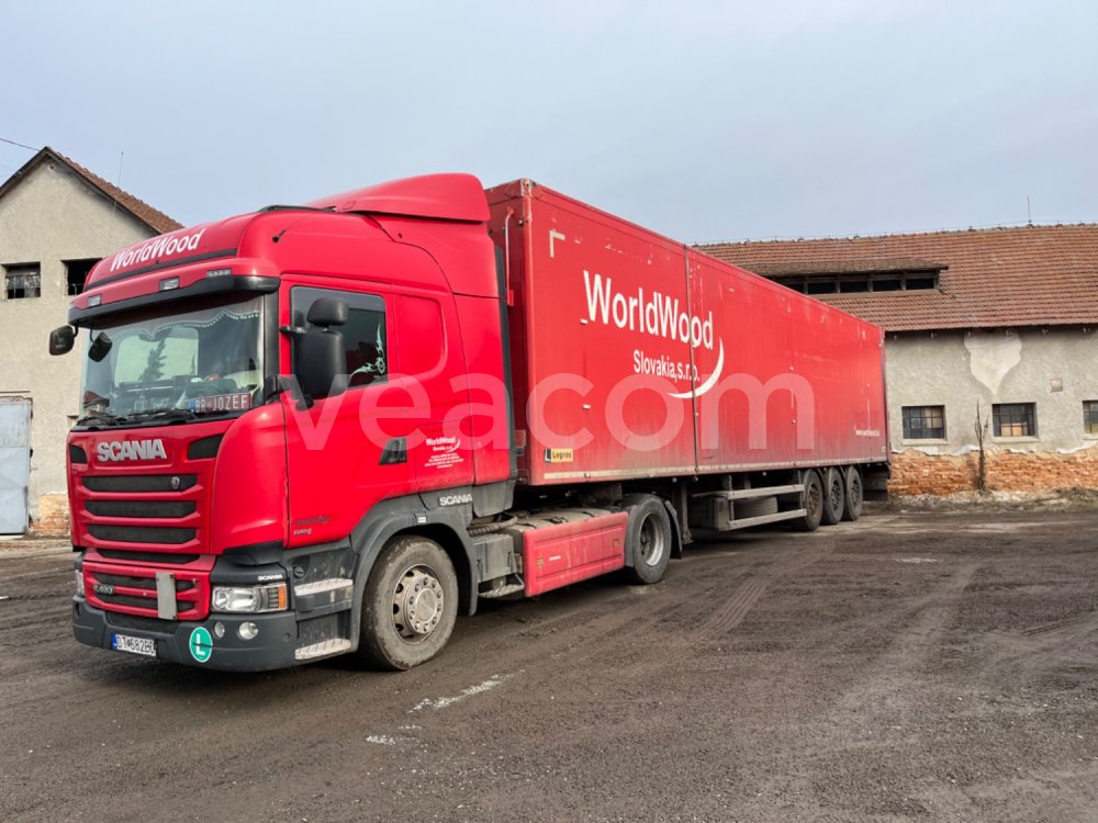 Online aukce: SCANIA  R490 + LEGRAS SR3