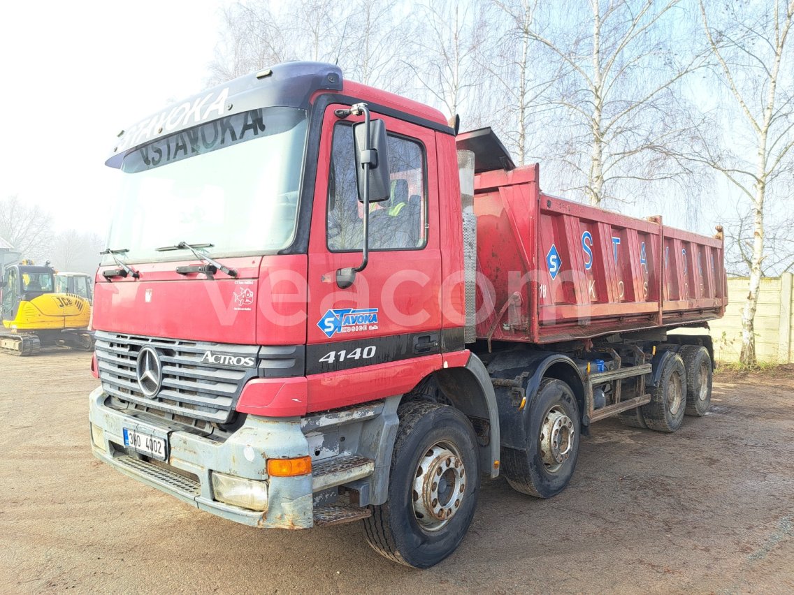 Online aukce: MERCEDES-BENZ  ACTROS 4140 8X4