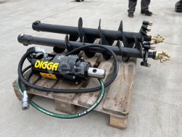 Online aukce:  VRTACIE ZARIADENIE PDD DIGGA+1X VRTÁK 200MM, 1X VRTÁK 300MM-NOVÉ