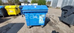 Інтернет-аукціон:  PLASTOVÉ KONTEJNERY NA ODPAD MODRÉ - BALÍK 5 KS