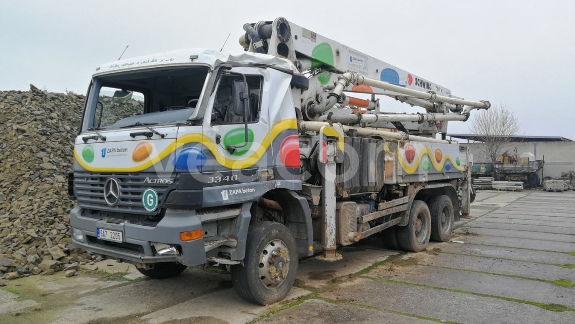 Aukcja internetowa: MERCEDES-BENZ  Actros 3340 A 6x6 + Schwing Stetler