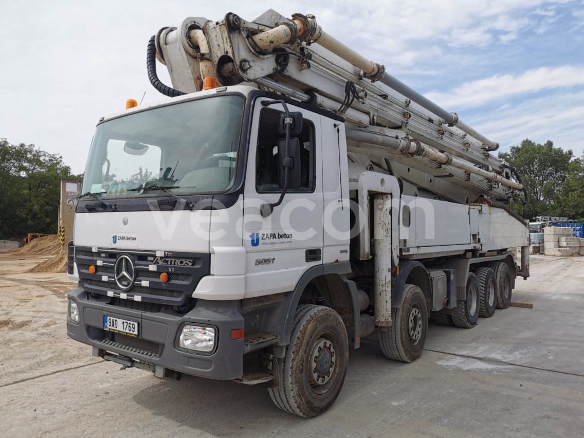 Online aukce:   MB ACTROS 5051 10X6 + SCHWING M52