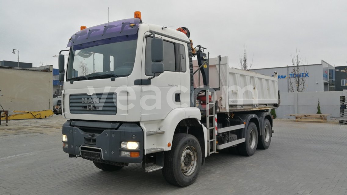 Online aukce: MAN  TG 33.410 6x4 BB + PALFINGER PK 12000