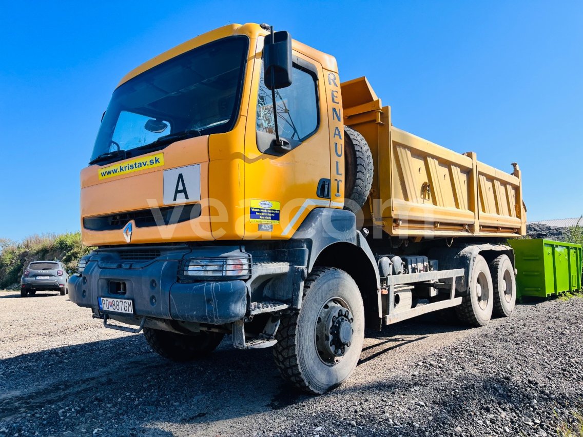 Aukcja internetowa: RENAULT  KERAX 420.34 6X6