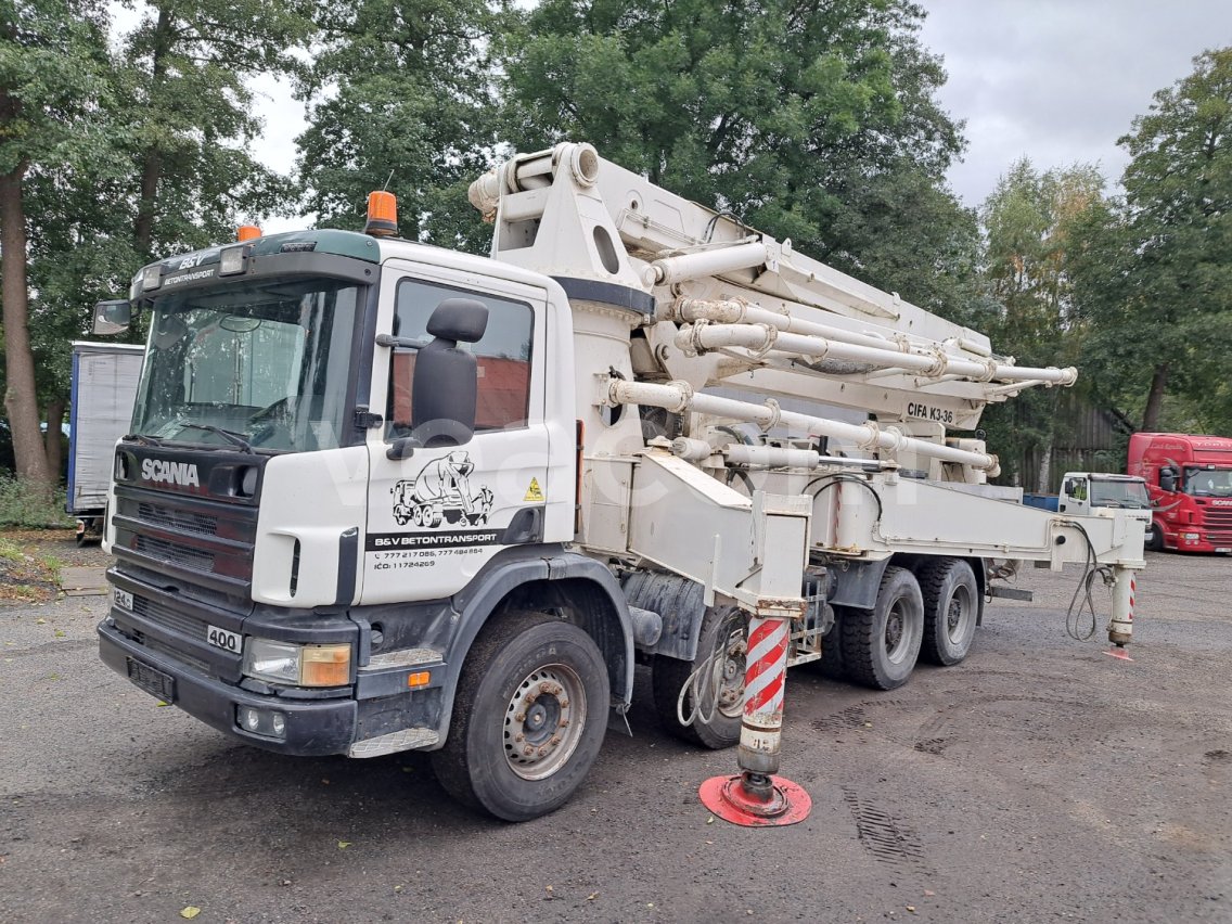 Online aukce: SCANIA  HZ 360 8X4 + CIFA K3-36